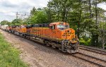 BNSF 7345, 5382, 3860, and 775 westbound Z-train on BNSF 